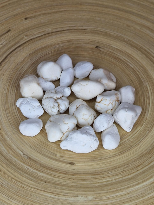 Magnésite - Pierre roulée