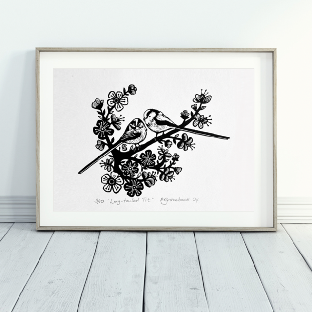 Panida G - Longtailed Tit (limited edition of 10)