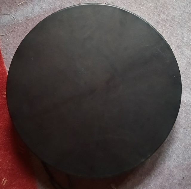 Ravane Ile Maurice - Sans sonnailles diamètre 45 cm avec peau (teintée) noire