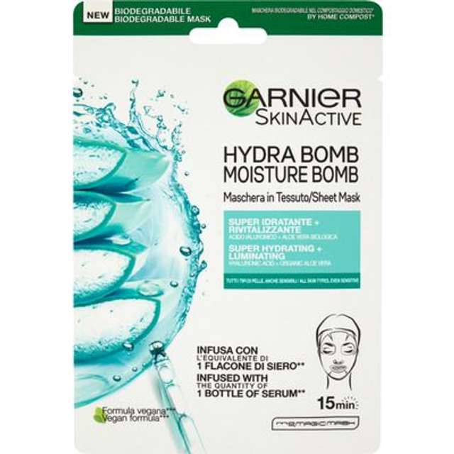 GARNIER MASCHERA IN TESSUTO HYDRA BOMB MOISTURE BOMB