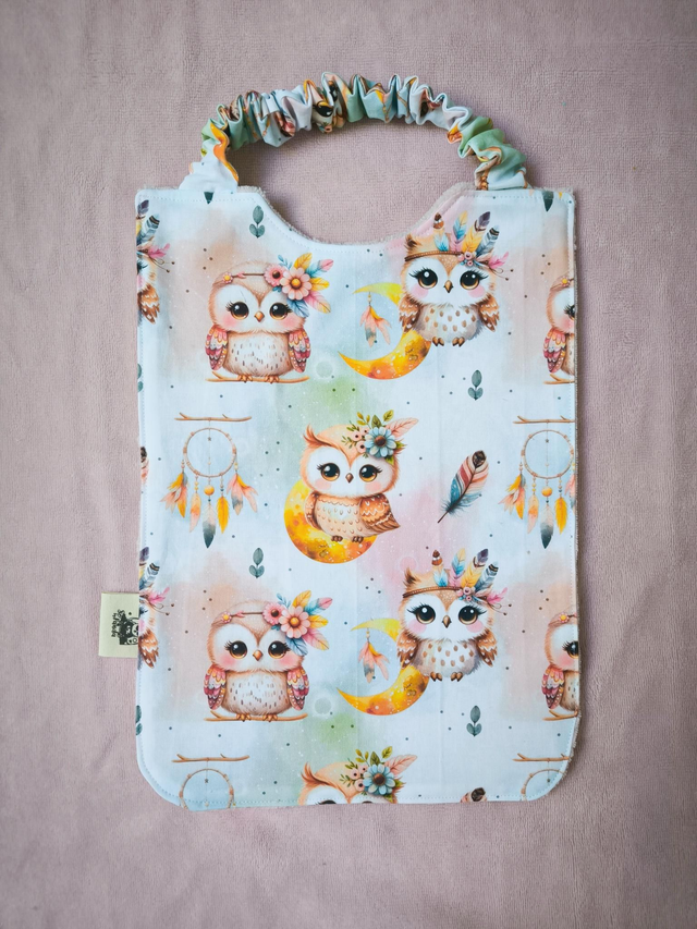 Bavoir hibou 3/5 ans 
