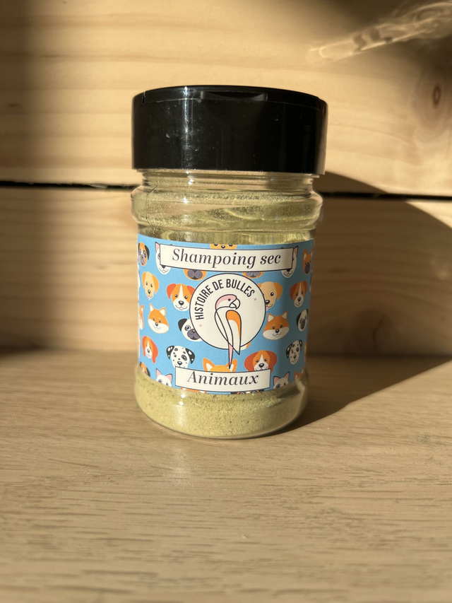 Shampoing sec  pour chien 