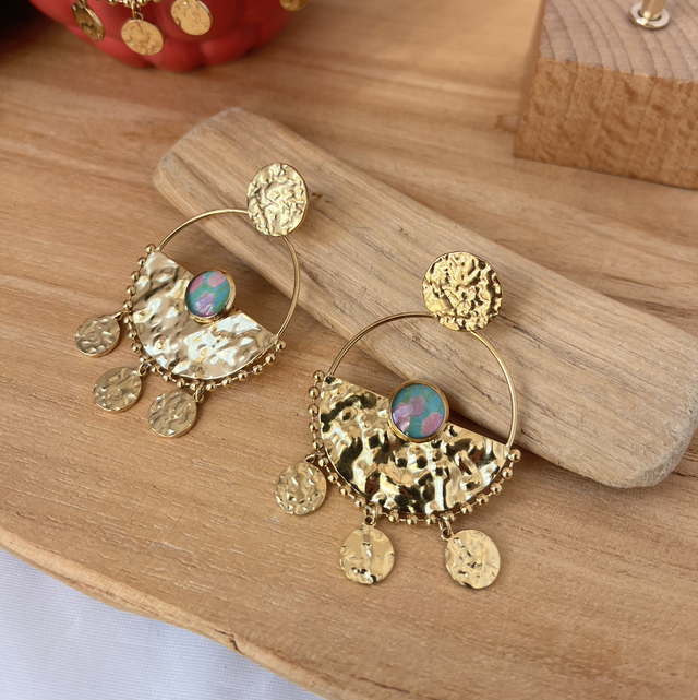 Boucles d’oreilles acier inoxydable 