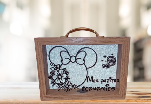 Tirelire GM Mickey argent