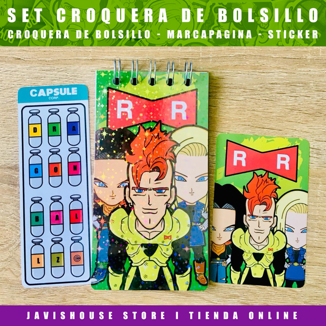 Set Croquera Androides 