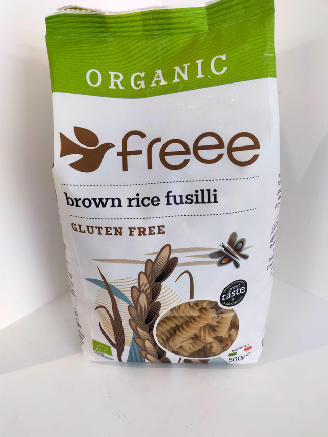 Freee by Doves Organic Brown Rice Fusilli 500g  97285