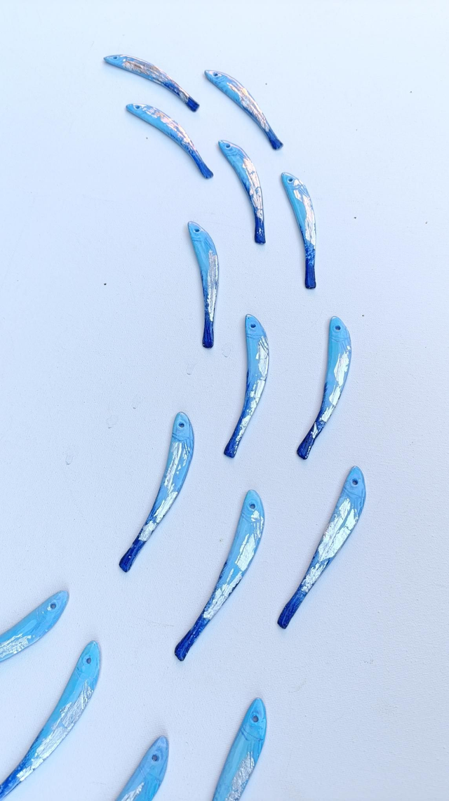 Ready to ship:15 Middy  Blue & Silver