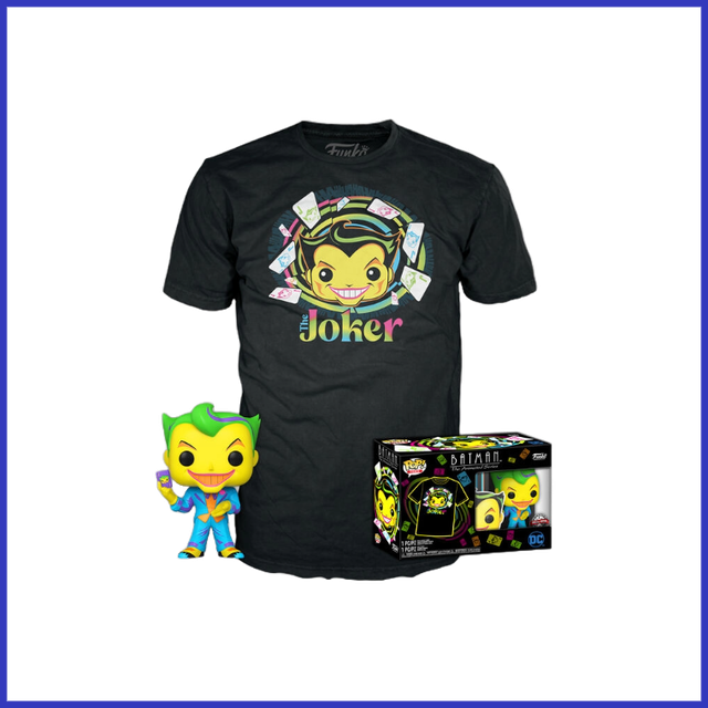 Set figure POP & Tee DC Comics Batman Joker Exclusive