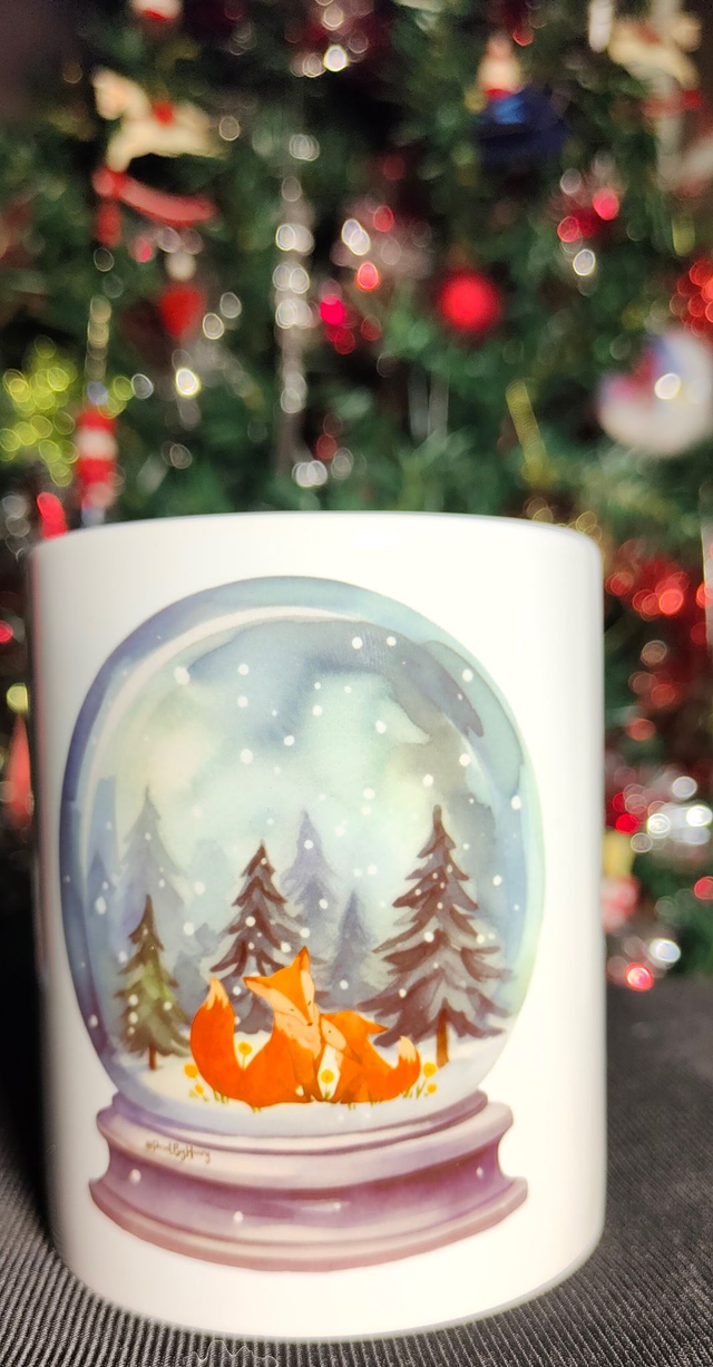 Tasse Noël &quot; Family Renard&quot; - PrintbyHenry