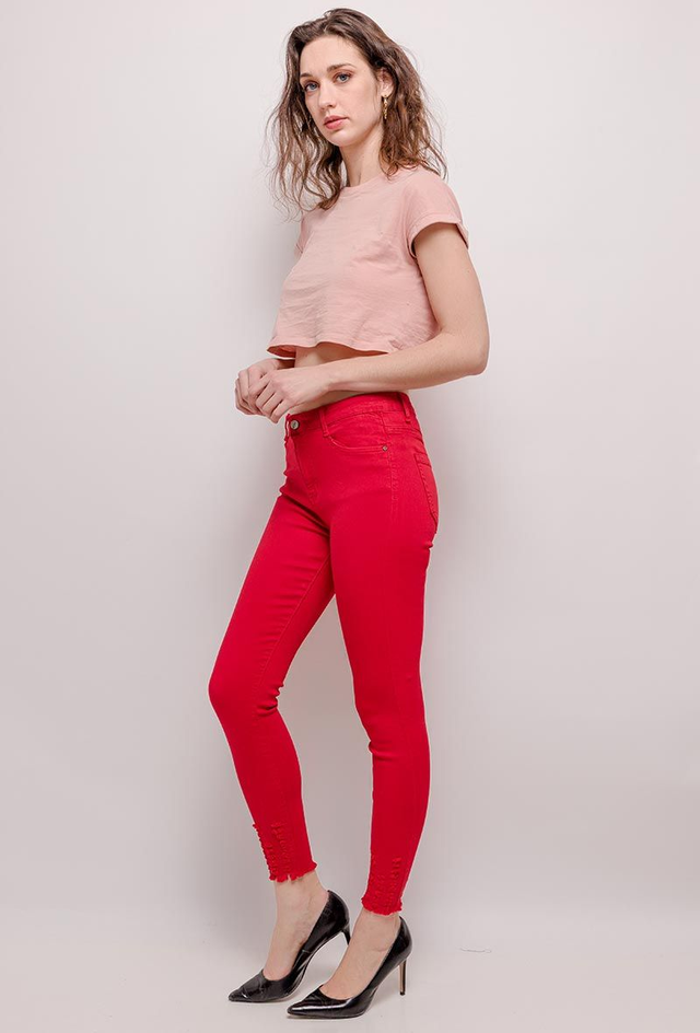 PANTALON ROUGE DAISY T34