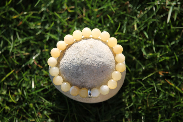 Bracelet calcite jaune