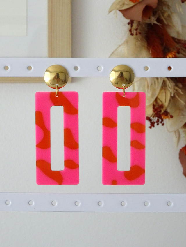 Rectangle : Rose & orange