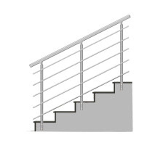 HK Zábradlí na schody B3BS-2 1000x900 S