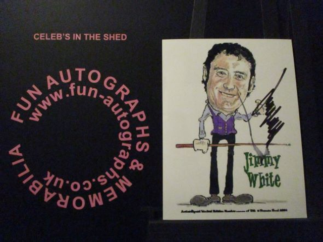 Jimmy White Authentic Autographed 6x4 Photograph