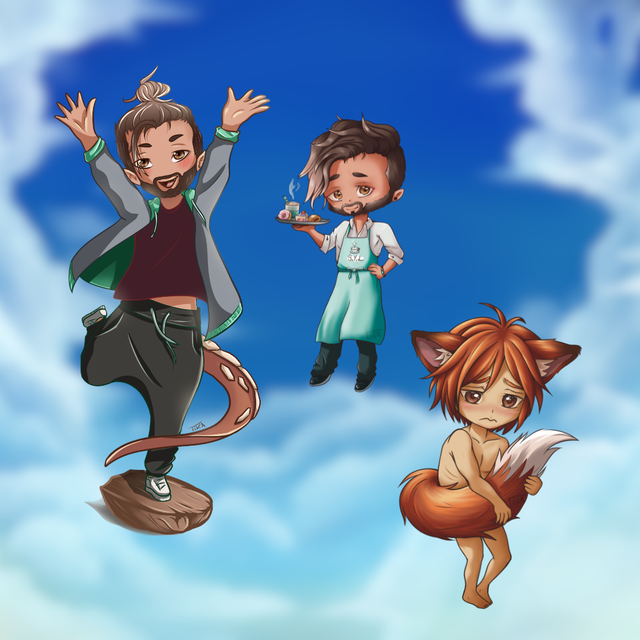Stickers — Personnages chibi