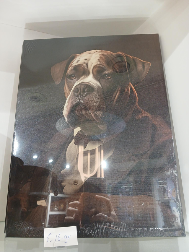 Wandschilderij groot