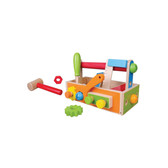 Wooden Toy Tool Box