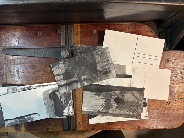 Postkarten aus lithografischen Probeabzügen, DIN lang (10 Karten)