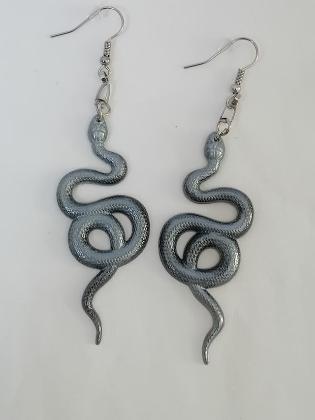 Boucles d oreilles serpent 