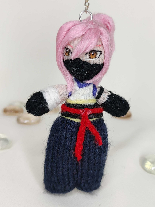 Mini art doll – Cherry Blossom inspired