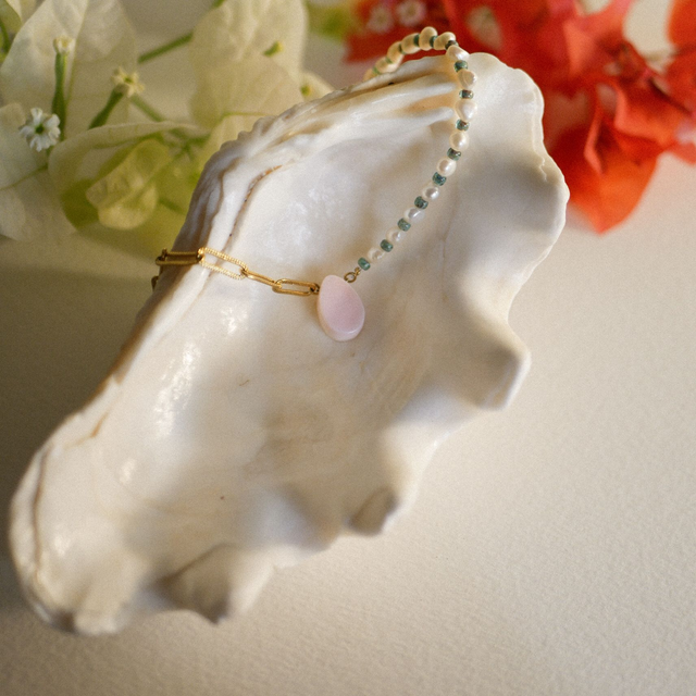 Collier asymétrique Chouval Lanmé