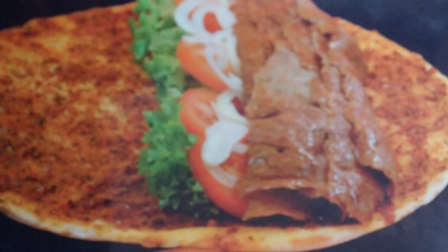 Drehspies Teller Mit Pommes 