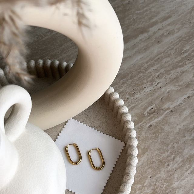 La paire de boucles d’oreilles « CAPTIVE »