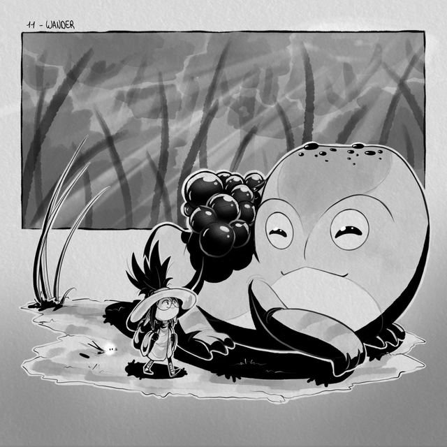 Inktober day 11 - print