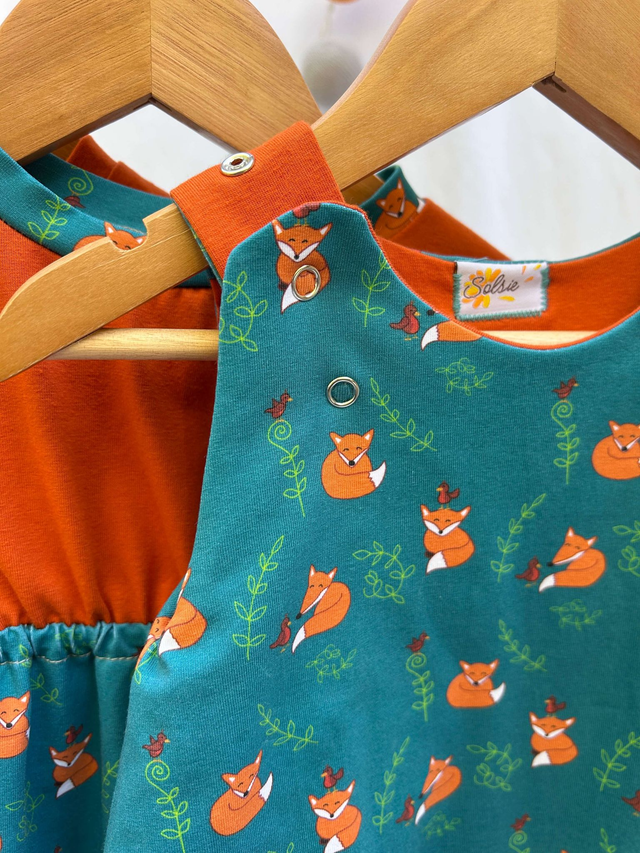 Salopette évolutive et réversible "Rouki"