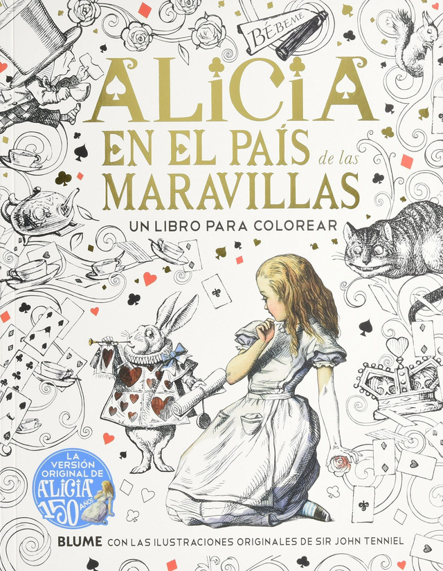 Alicia en el País de las Maravillas: Un libro para colorear - Lewis Carroll