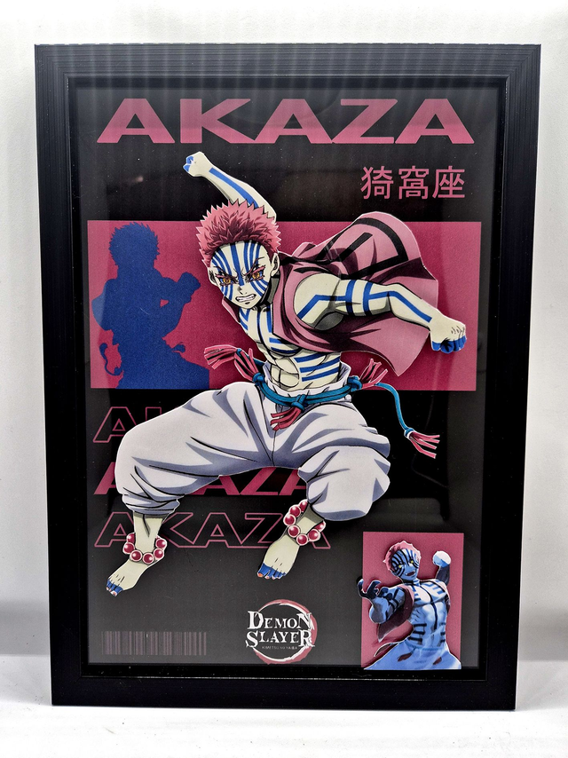 Cadre 3D - Demon Slayer - Akaza