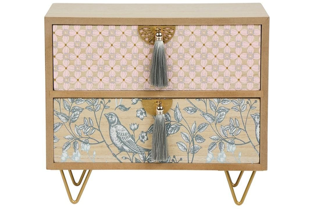 Boîte à bijoux 2 tiroirs 