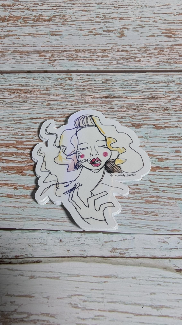 Sticker "Smokey Girl"