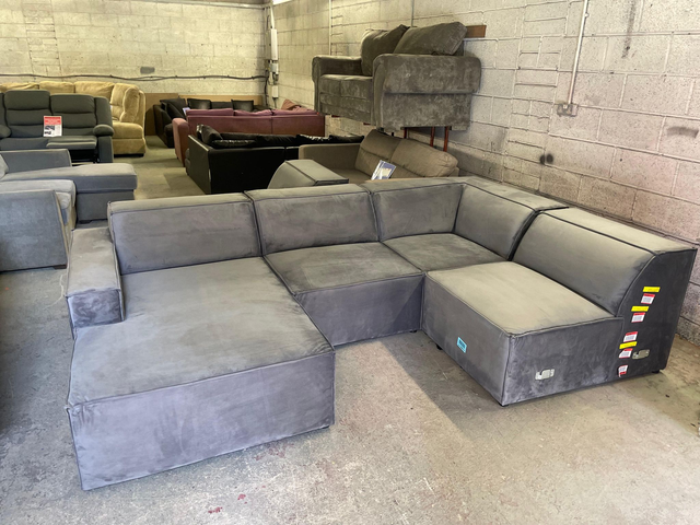 Ex-Display Modular Corner U shape Jodie Sofa