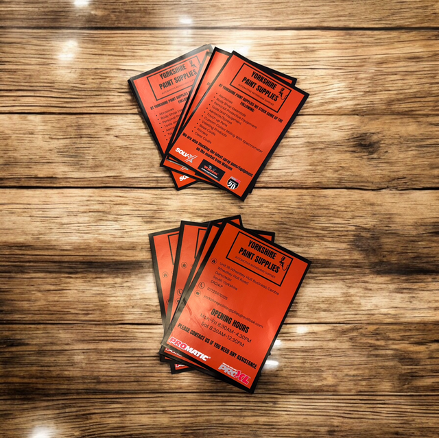 100 double sided A5 flyers