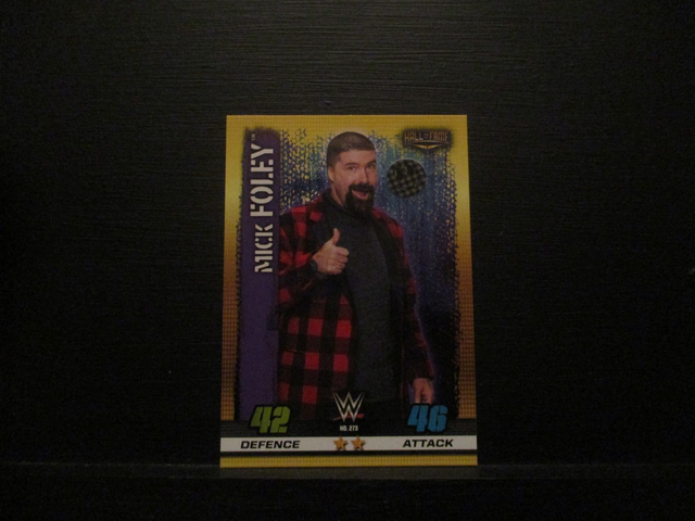 Mick Foley - Hall Of Fame Slam Attax 10th Edition Original Trading Card #273