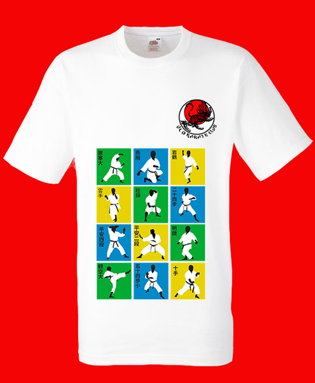 UCD Karate "Kata" Heavy Cotton T-Shirt (select size in drop down)
