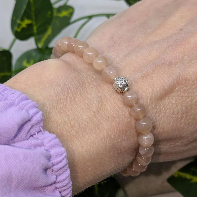 Bracelet "Pierre de soleil" 6mm BR-038