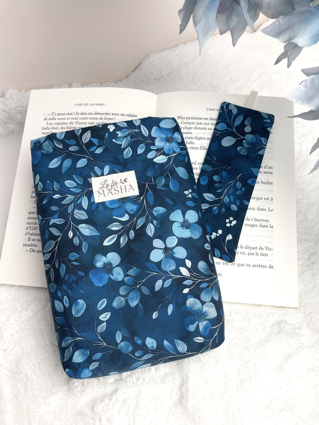 Pochette à livre coton imprimé