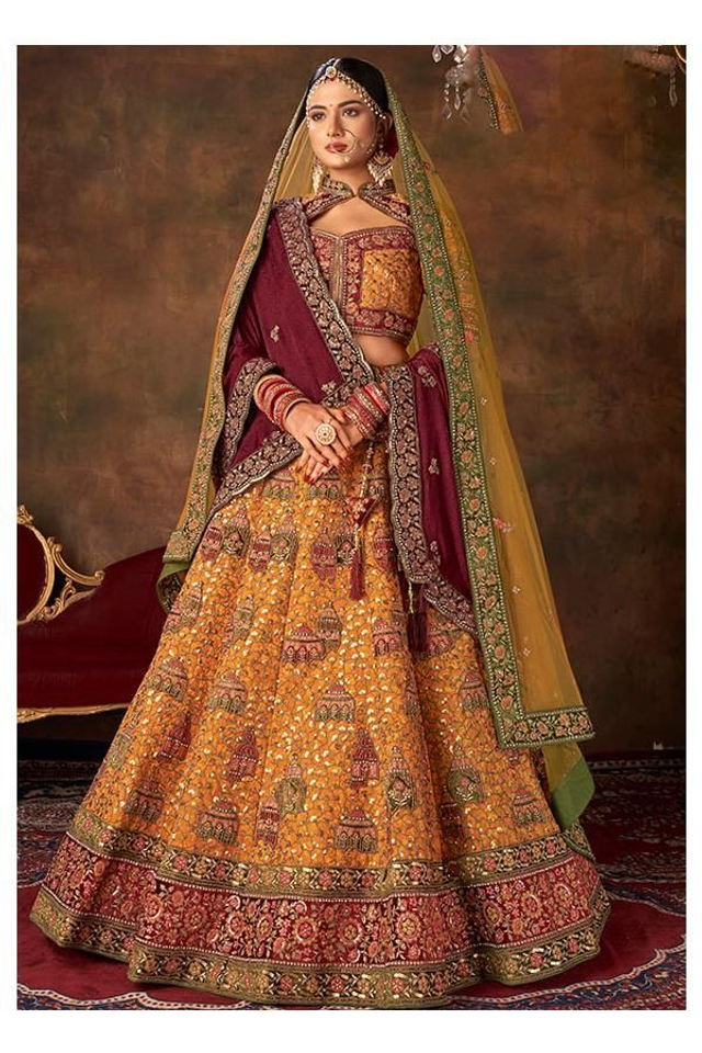 Robe de Mariée Bollywood Lehenga 05