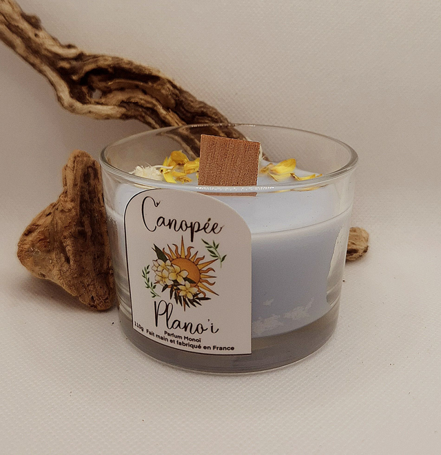 Bougie &quot;Plano&#039;i&quot;, parfum &quot;Monoï&quot;