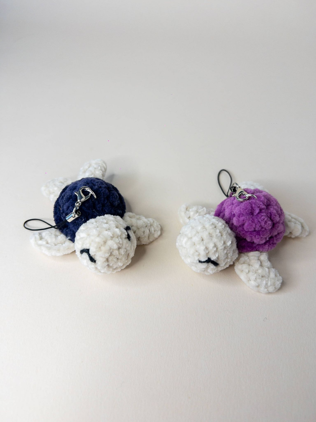 Duo de tortues d'amour personnalisables (aimantées)