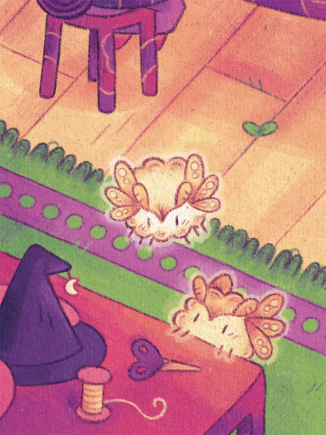 Illustration A4 « Une journée dans l'atelier enchanté »