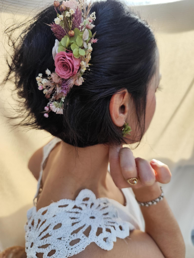 Peigne "Matcha &amp; Rose"