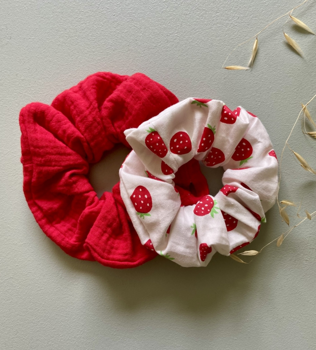 Duo Chouchous Fraises 🍓 