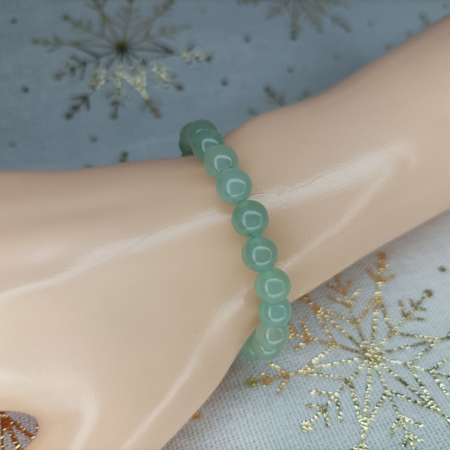 Aventurine Verte / Bracelet Boules de 6 mm / Rondes et Polies en Pierres Naturelles