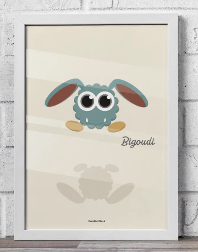 17 - Affiche enfant monstre