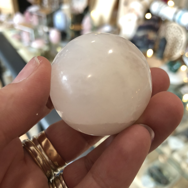 Sphère sélénite 
