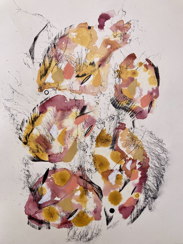 Original mix media on paper 56x76cm