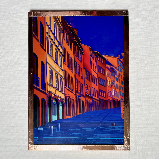 Illustration Montée de la Grande Côte, Pentes de la Croix-Rousse, Lyon